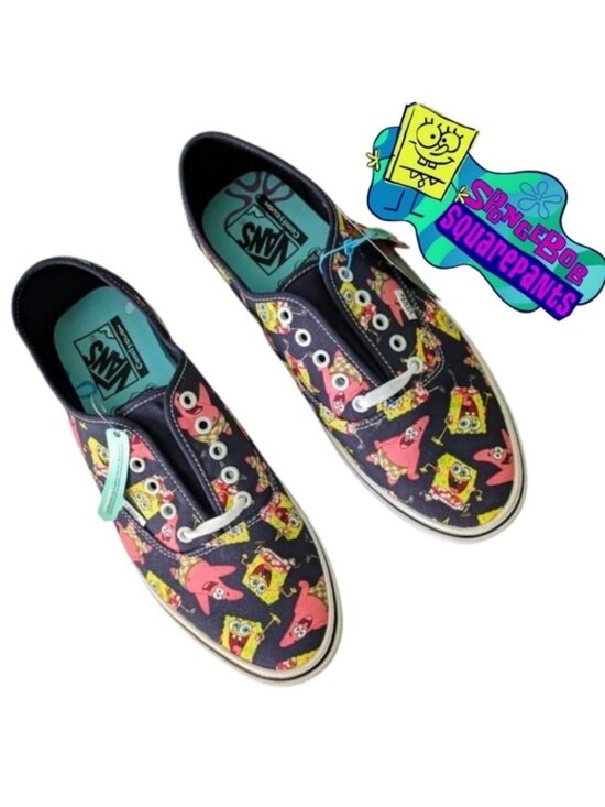 Vans Authentic Spongebob Squarepants Men 11 New Blue Yellow Logo 062026 main image 5